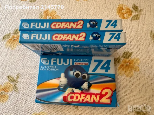 Аудио Касета Fuji CDFAN 2 74 IEC II TYPE II HIGH POSITION 