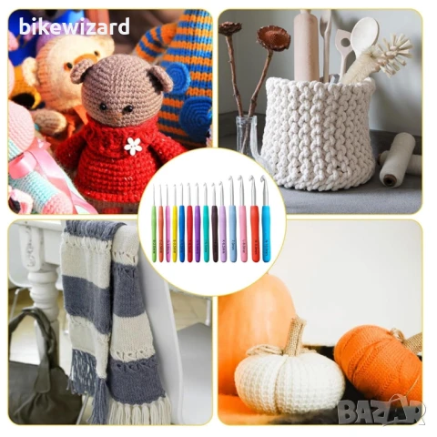 Комплект куки за плетене на една кука 14 броя НОВИ, снимка 3 - Други стоки за дома - 50829080