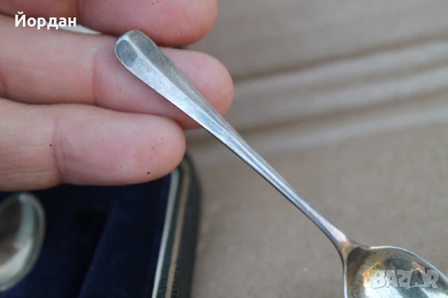 Сребърни лъжички за кафе/чай, снимка 5 - Други ценни предмети - 51251838