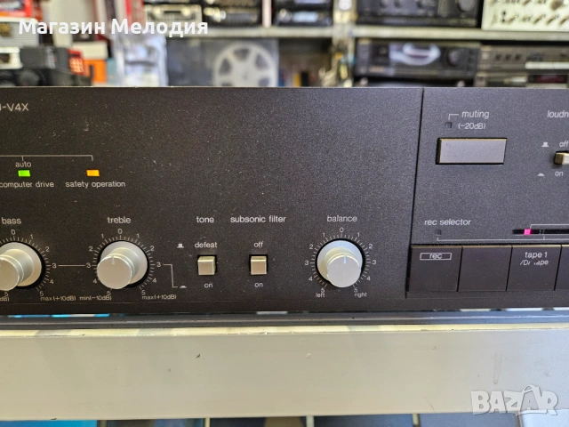 Усилвател Technics SU-V4X Класика с легендарната Computer Drive New Class A технология, снимка 4 - Ресийвъри, усилватели, смесителни пултове - 53944900