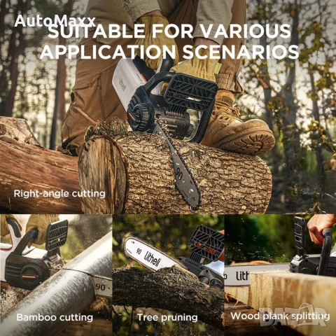 
Безчетков верижен трион Litheli U20 40V, снимка 5 - Винтоверти - 51043129