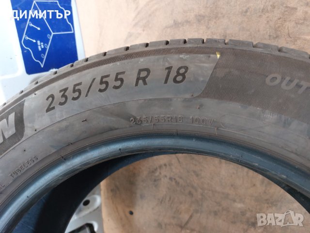 2бр.летни MICHELIN 235/55/18 DOT 3521-ЦЕНАТА Е ЗА БРОЙ, снимка 5 - Гуми и джанти - 42617955