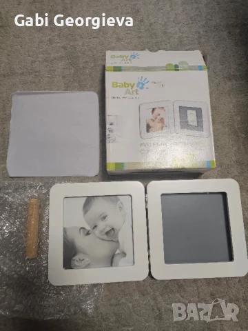 Гипсова отливка/отпечатък за бебе краче-ръчичка, снимка 2 - Други - 51279342