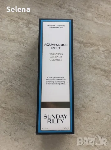Нов Sunday Riley Aquamarine Melt Cleansing Gel Balm, снимка 2 - Козметика за лице - 56082010