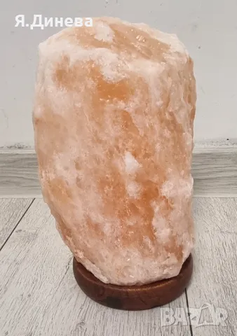 Лампа от хемалайска сол, снимка 5 - Настолни лампи - 50351505