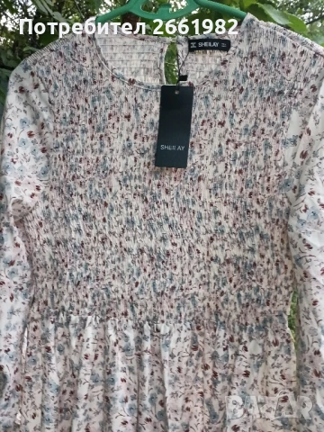 Прекрасна, дълга нова рокля на цветя , снимка 5 - Рокли - 50823983