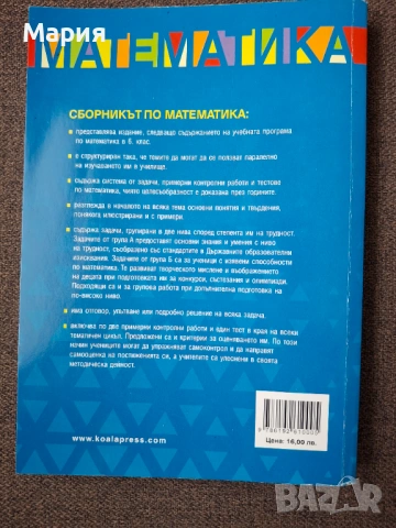 Сборник по математика за 6 клас- Коала Прес, снимка 2 - Учебници, учебни тетрадки - 53957755