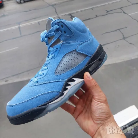Nike Air Jordan 5 Concord номер 45 оригинални маратонки , снимка 13 - Маратонки - 50087869