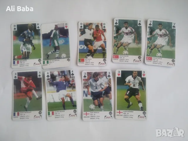 Лот картички от дъвки Champion (Akas) blue , снимка 1