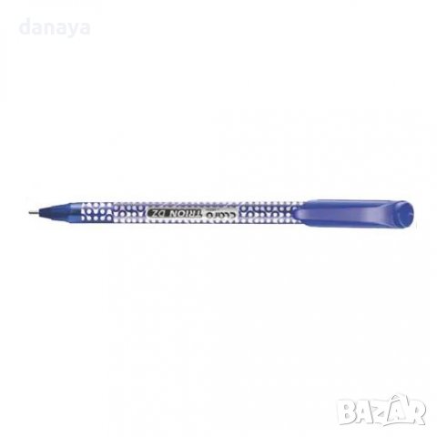 2982 Син химикал Claro Trion DZ, 0.7mm, снимка 6 - Ученически пособия, канцеларски материали - 37700039