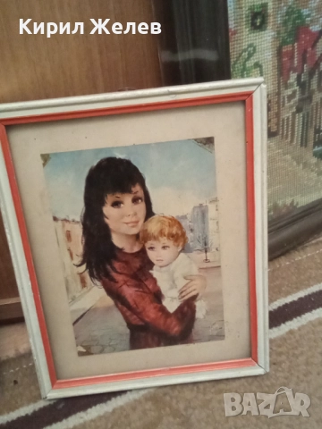 Стара картина в рамка 43159, снимка 8 - Картини - 52506770