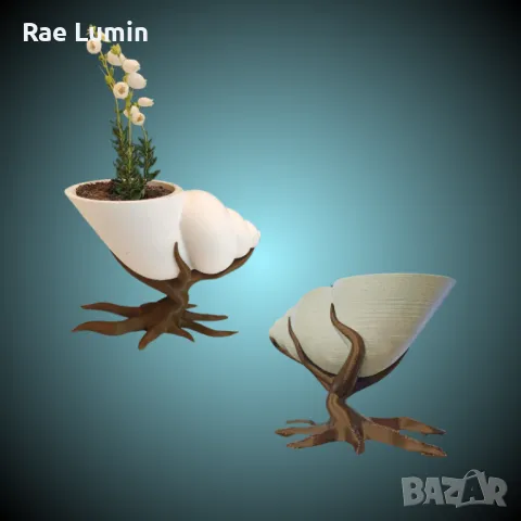 Кашпа – охлюв, снимка 1