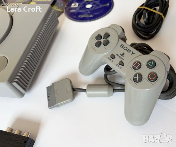 PS1 PlayStation 1 + два оригинални контролера и две игри подарък, снимка 3 - PlayStation конзоли - 53231381