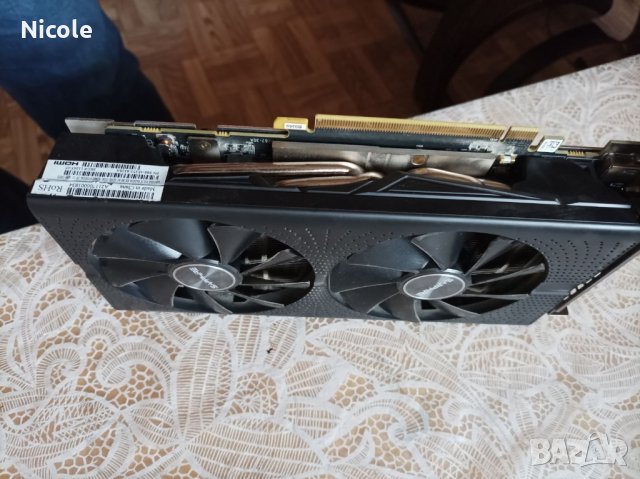 Видео карта SAPPHIRE Radeon RX 580 8GB PULSE - 11265-05-20G, снимка 5 - Видеокарти - 42887978