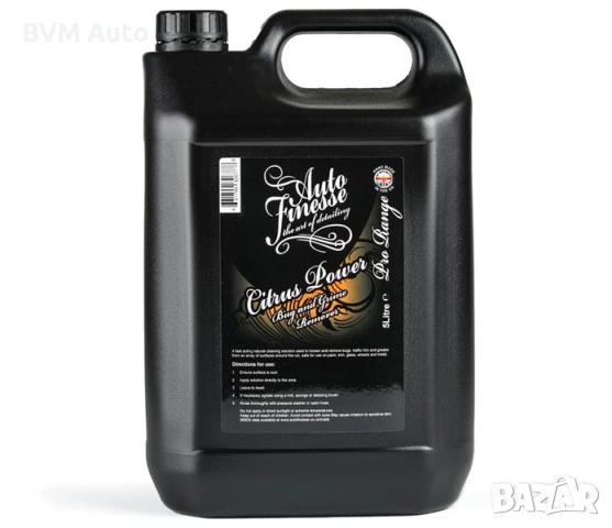 Auto Finesse Citrus Power Bug & Grime Remover – pH неутрален препарат за насекоми и замърсявания