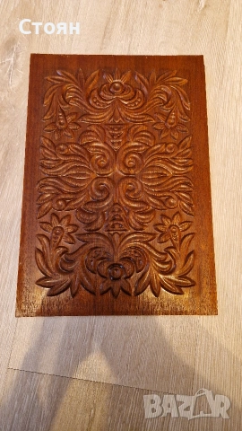 Ръчна дърворезба пано декорация