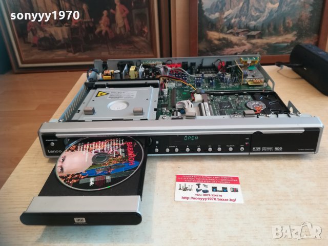 Lenco hdvr-80 hdd & dvd recorder 80gb 0603210621, снимка 10 - Плейъри, домашно кино, прожектори - 32063374