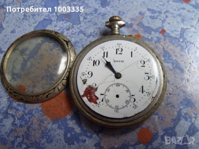 рядък джобен часовник с ниело, снимка 7 - Колекции - 30284025