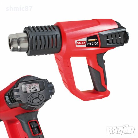 Пистолет за горещ въздух с регулатор на температурата и въздушния поток PТЕ2100, снимка 2 - Други инструменти - 31598259