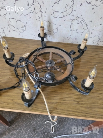 лампа, абажур за битов кът или бесетка