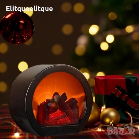 LED декоративна мини камина с имитация на пламък, снимка 6 - Декорация за дома - 52284089