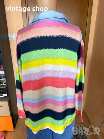 Пъстра риза Nümph, размер 40(М), снимка 3 - Ризи - 54019612