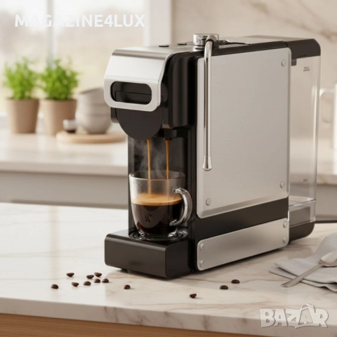 Еспресо машина 8в1 Oliver Voltz OV51171N8M – За капсули и мляно кафе, 1450W, снимка 7 - Кафемашини - 52991076