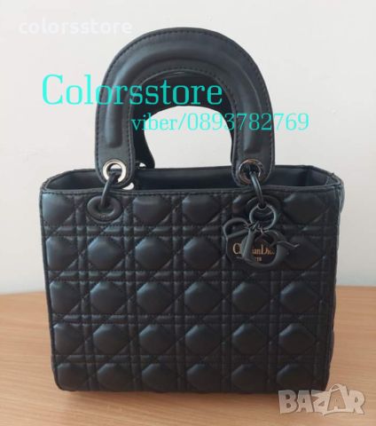 Черна чанта Cristian Dior кодSG-Z72, снимка 3 - Чанти - 44768220