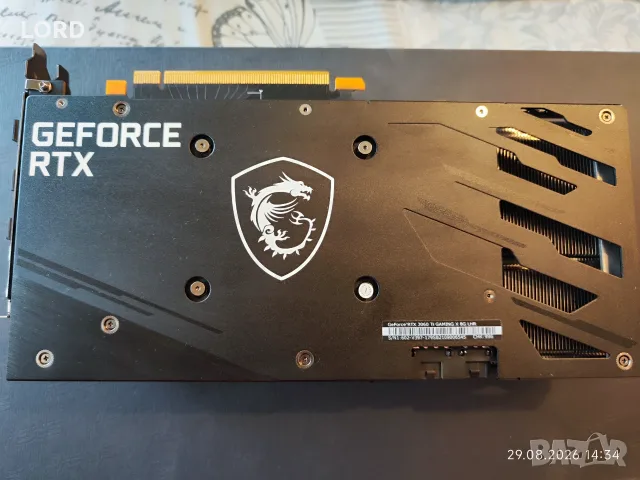 Видеокарта RTX 3060Ti 8GB Msi Gaming X, снимка 2 - Видеокарти - 55855131