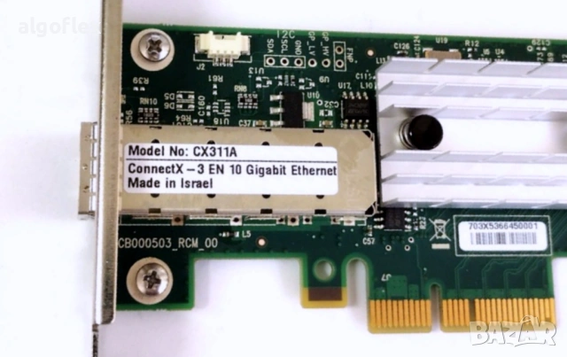 10Gb Mellanox ConnectX-3 PCIe 3.0 x4 SFP+ Мрежов Адаптер CX311A