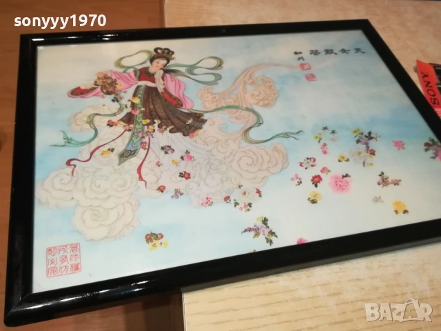 JAPAN-СКА КАРТИНА СТЪКЛО И РАМКА 2709251919, снимка 6 - Картини - 51859595