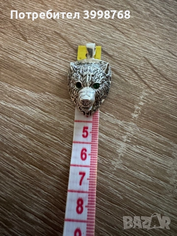 Сребърен медальон вълк , снимка 4 - Колиета, медальони, синджири - 54366126