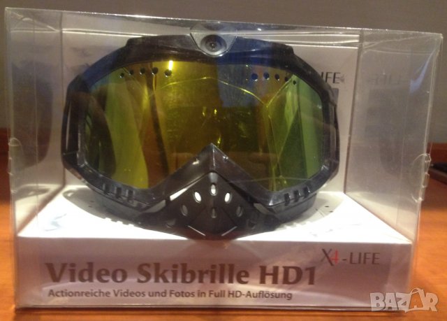 Ски очила/маска с вградена екшън камера 15Mp