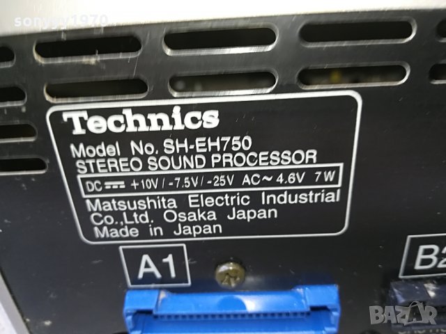 technics sh-eh750 sound processor japan-внос switzerland, снимка 12 - Други - 29743017