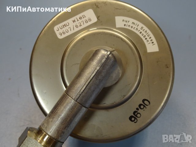 биметален термометър JUMO thermometer ф100mm, 0/+160°C, 0/+200°C, L-85mm, снимка 8 - Резервни части за машини - 35180837