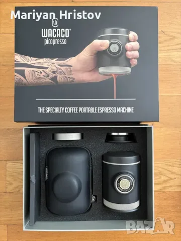 Wacaco Picopresso + бонус кожен калъф и кошница за 12г