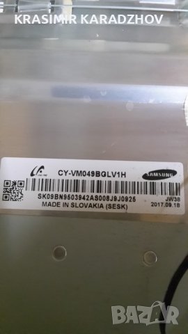 SAMSUNG UE49M6302AK version 01, снимка 2 - Части и Платки - 44594320