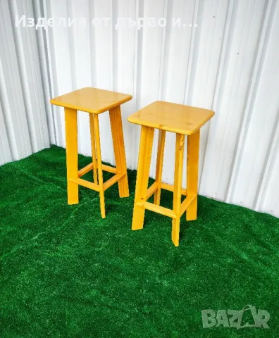 бар стол от дърво по поръчка , снимка 2 - Столове - 50287903