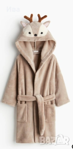 Детски халат еленче H&M 2-4 г.