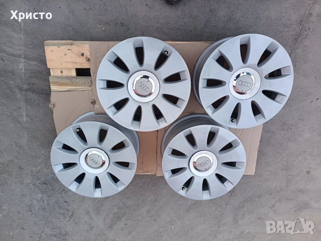 Алуминиеви джанти Audi 5x112, снимка 4 - Гуми и джанти - 52713254