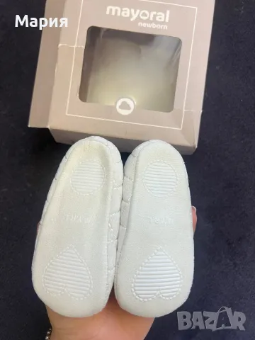 Mayoral бебешки пантофки 2бр., снимка 3 - Бебешки обувки - 50080456