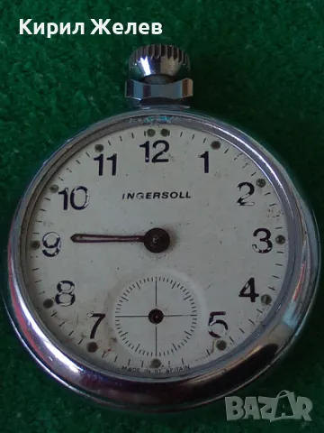 INGERSOLL MADE in GT. BRITAIN сТАР АНГЛИЙСКИ КОЛЕКЦИОНЕРСКИ ДЖОБЕН ЧАСОВНИК 23533, снимка 15 - Джобни - 45031725