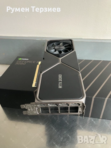 NVIDIA GeForce RTX 3080 Founders Edition 10GB GDDR6X, снимка 5 - Видеокарти - 54362725