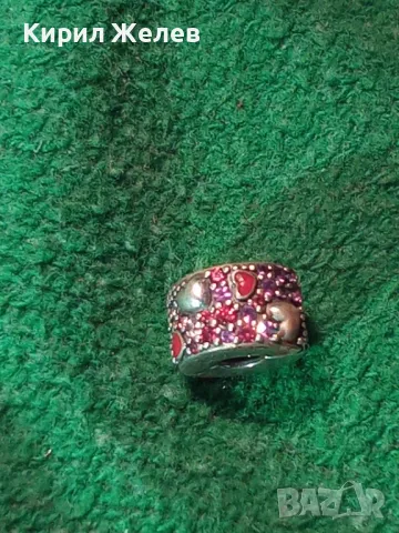 PANDORA СРЕБЪРЕН ЕЛЕМЕНТ За ГРИВНА ПАНДОРА СРЕБРО 925 с НАТУРАЛНИ КАМЪНИ РУБИН ГРАНАТ АМЕТИСТ 47668, снимка 16 - Гривни - 49142009