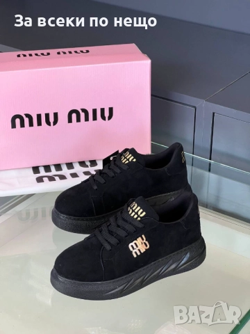 Miu Miu Дамски Маратонки👟Дамски Спортни Обувки Миу Миу - Налични Различни Цветове Код SK175, снимка 4 - Маратонки - 52518355