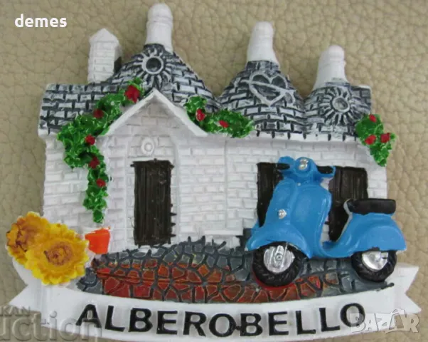 Магнит от Алберобело, Италия, снимка 2 - Колекции - 49716263