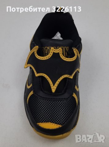 Детски маратонки с лепенка Character LTS Batman, размер 23 /UK C6/ стелка 11.5 см.. , снимка 7 - Детски маратонки - 39128498