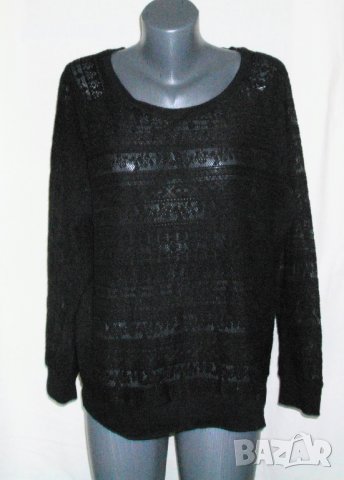 Дантелен пуловер "C&A"® / голям размер , снимка 2 - Блузи с дълъг ръкав и пуловери - 29738832