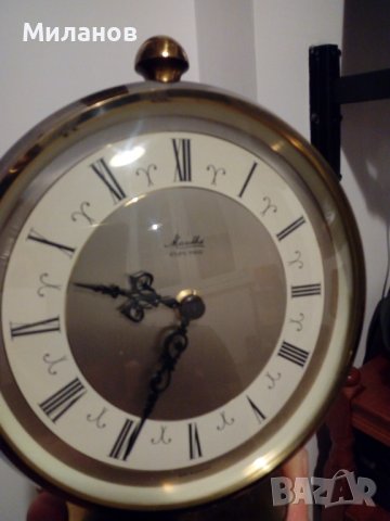 Антикварен електромеханичен настолен часовник, снимка 5 - Антикварни и старинни предмети - 36720595