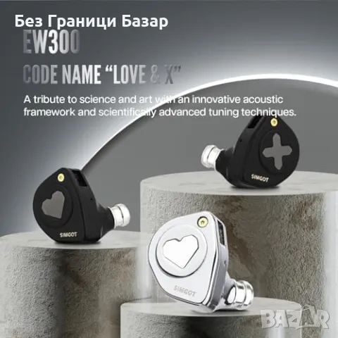 Нови Геймърски слушалки EW300 с 1DD+1Planar драйвери, HiFi аудио, снимка 8 - Слушалки и портативни колонки - 48165415